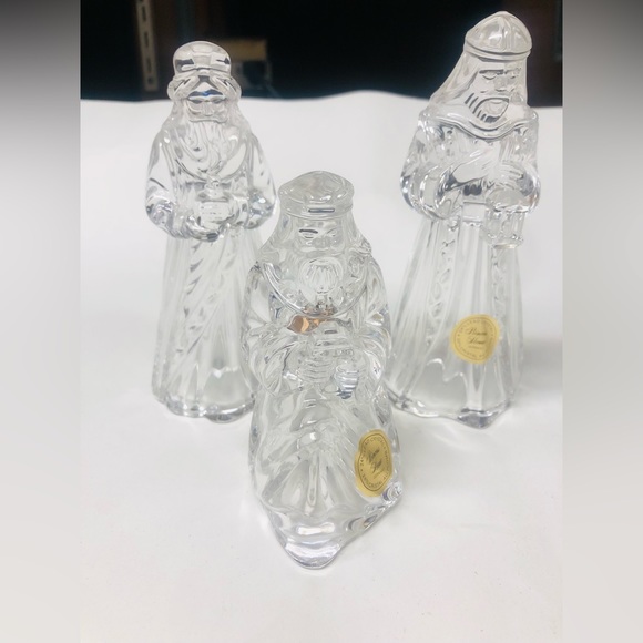 THREE WISE MEN CRYSTAL NATIVITY PIECES PRINCESS HOUSE CRYSTAL BRAND NEW WITH TAG - Picture 8 of 10
